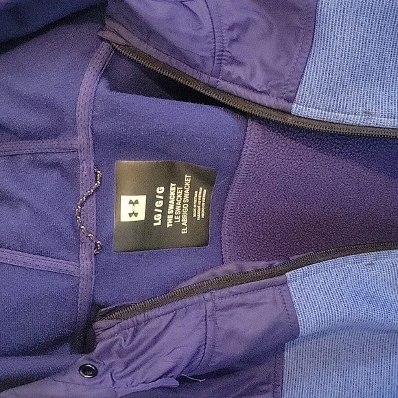 - Under Armour swacket sweater blue large men's - Picture 15 of 15